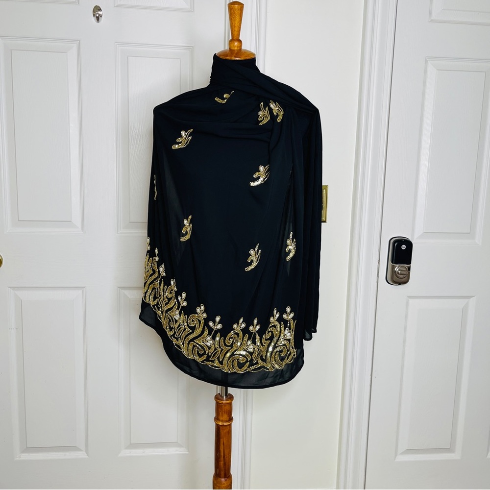 Muslim party scarf hijab special event fashion Dubai Designer - Picture 5 of 6